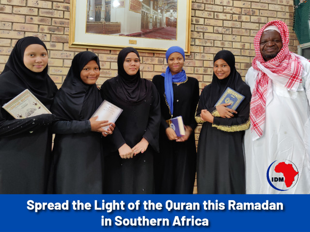 Spread the Light of the Quran this Ramadan in Southern Africa