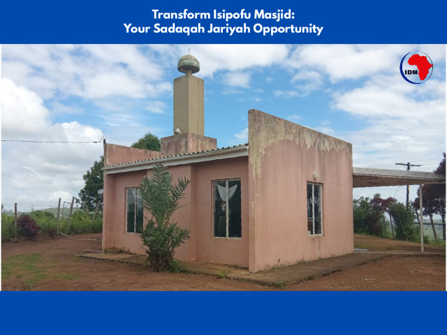 Transform Isipofu Masjid: Your Sadaqah Jariyah Opportunity
